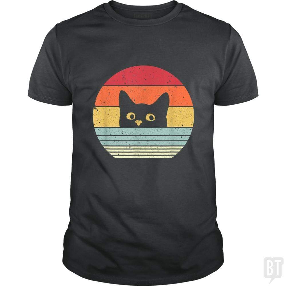 SunFrog-Busted Mr Candy Classic Guys / Unisex Tee / Dark Heather / S Cat Shirt Retro Style