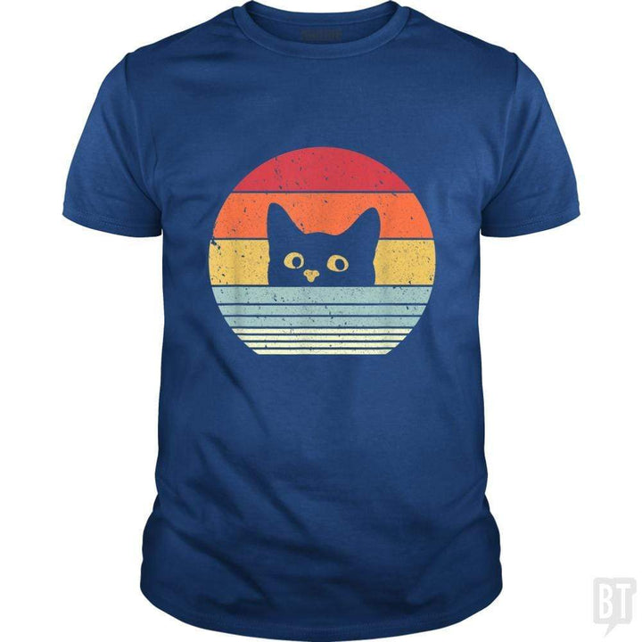 SunFrog-Busted Mr Candy Classic Guys / Unisex Tee / Royal Blue / S Cat Shirt Retro Style