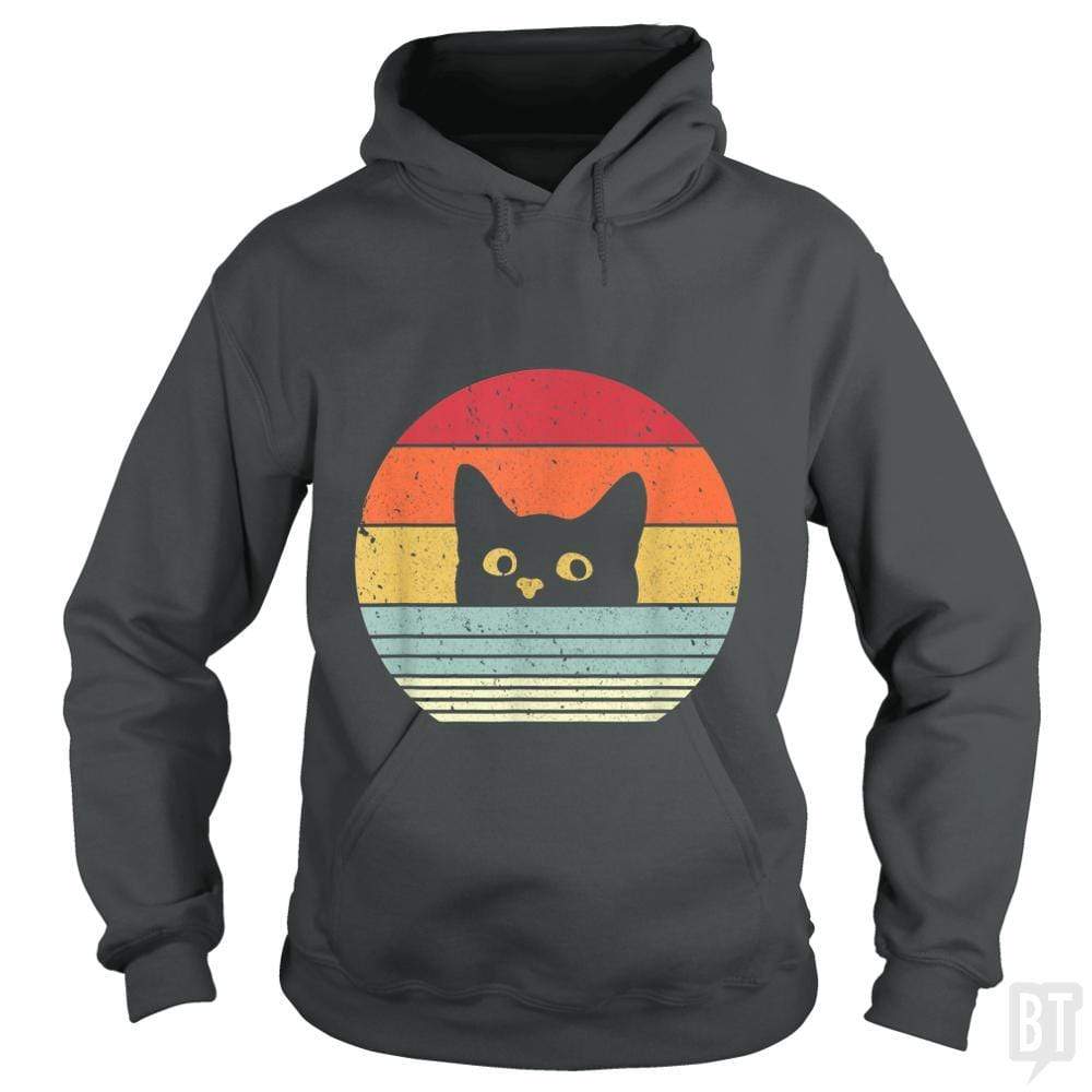 SunFrog-Busted Mr Candy Hoodie / Dark Heather / S Cat Shirt Retro Style