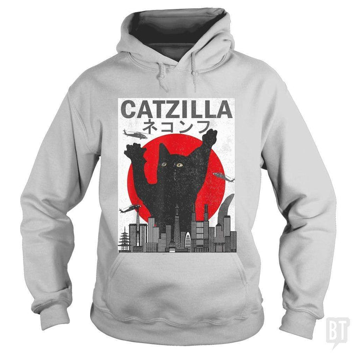 SunFrog-Busted Mr Candy Vintage Catzilla Japanese Sunset Style