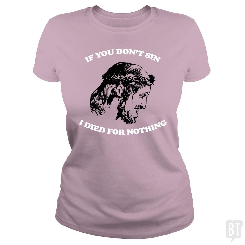 SunFrog-Busted n23 Classic Ladies Tee / Light Pink / S Be A Sinner