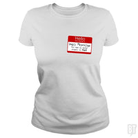 Load image into Gallery viewer, SunFrog-Busted n23 Classic Ladies Tee / White / S Hello My Name Is Inigo Montoya
