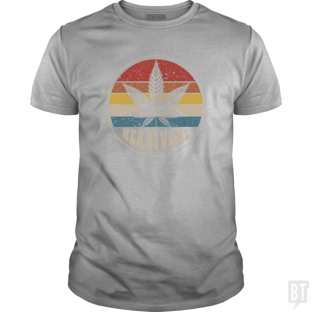 SunFrog-Busted n23 Classic Guys / Unisex Tee / Sport Grey / S Herbivore