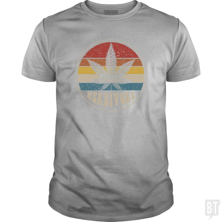 SunFrog-Busted n23 Classic Guys / Unisex Tee / Sport Grey / S Herbivore