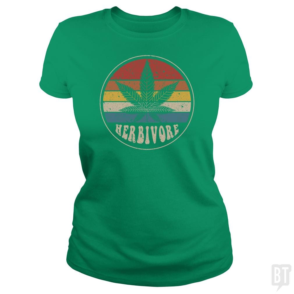 SunFrog-Busted n23 Classic Ladies Tee / Irish Green / S Herbivore