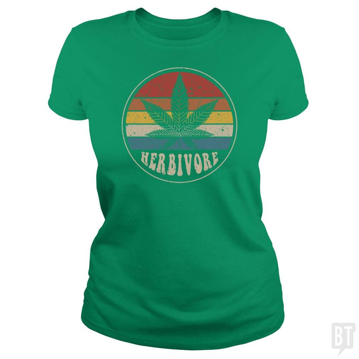 SunFrog-Busted n23 Classic Ladies Tee / Irish Green / S Herbivore