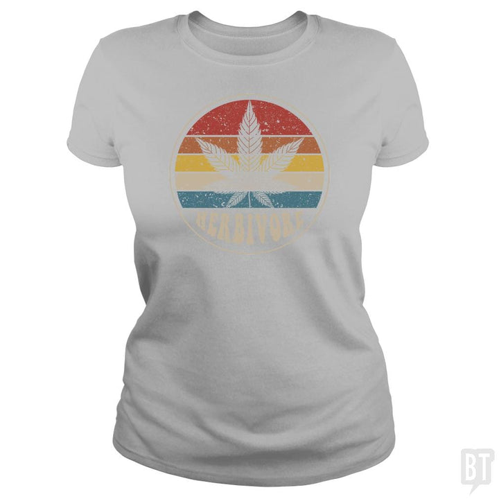 SunFrog-Busted n23 Classic Ladies Tee / Sport Grey / S Herbivore