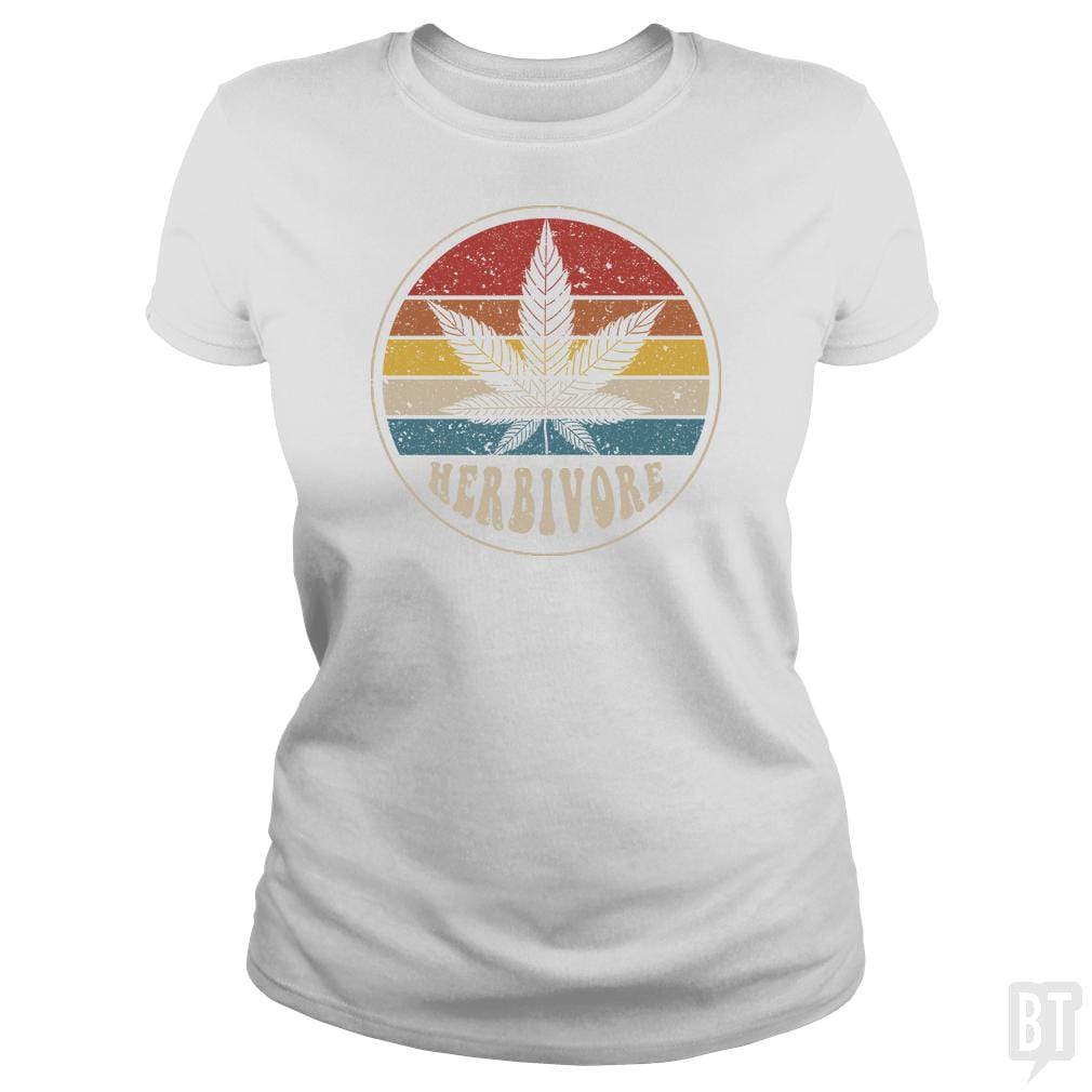 SunFrog-Busted n23 Classic Ladies Tee / White / S Herbivore