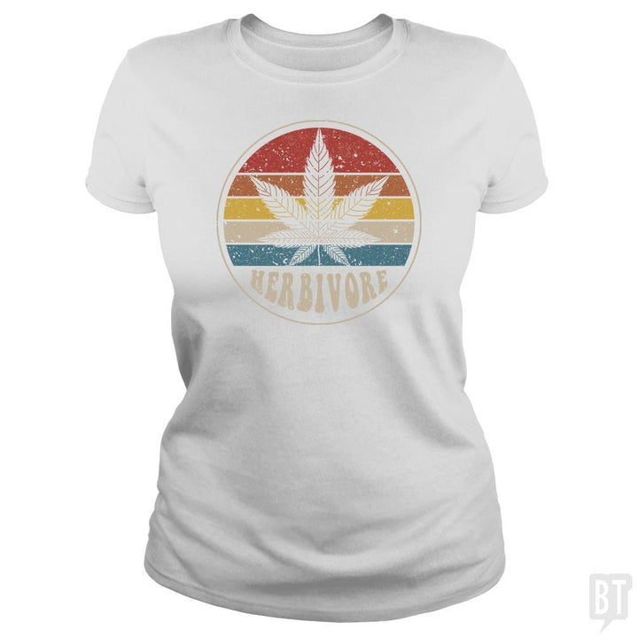 SunFrog-Busted n23 Classic Ladies Tee / White / S Herbivore