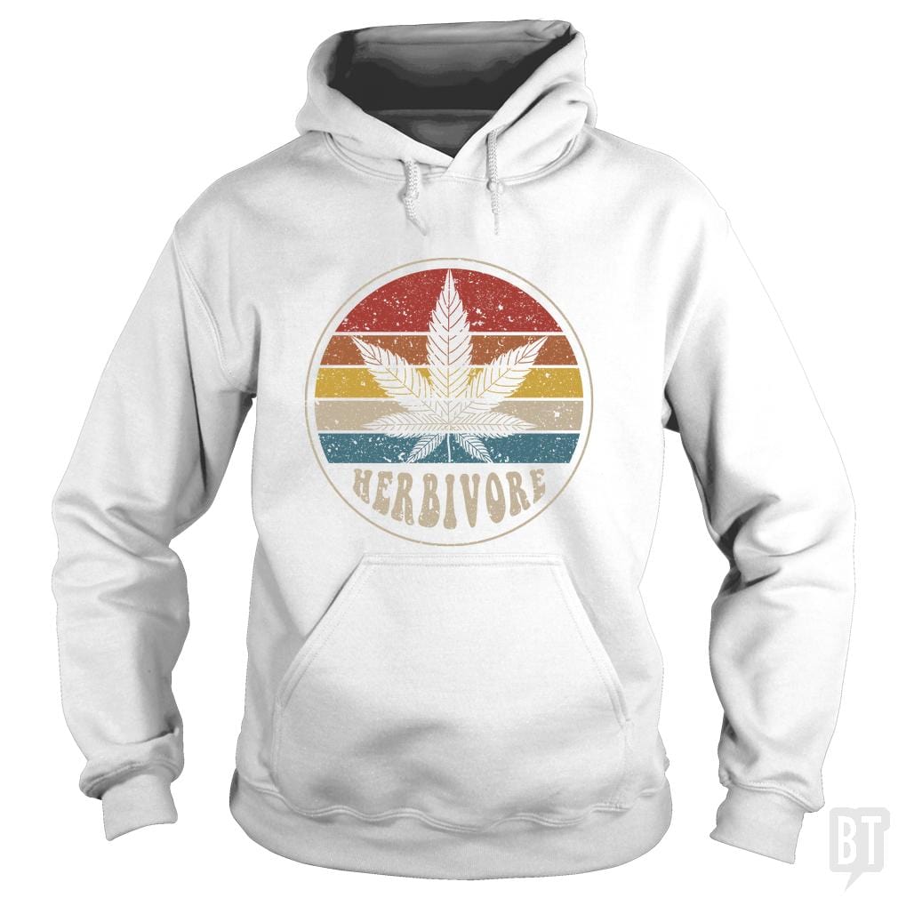 SunFrog-Busted n23 Hoodie / White / S Herbivore