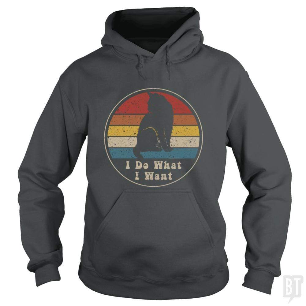 SunFrog-Busted n23 Hoodie / Dark Heather / S I Do What I Want