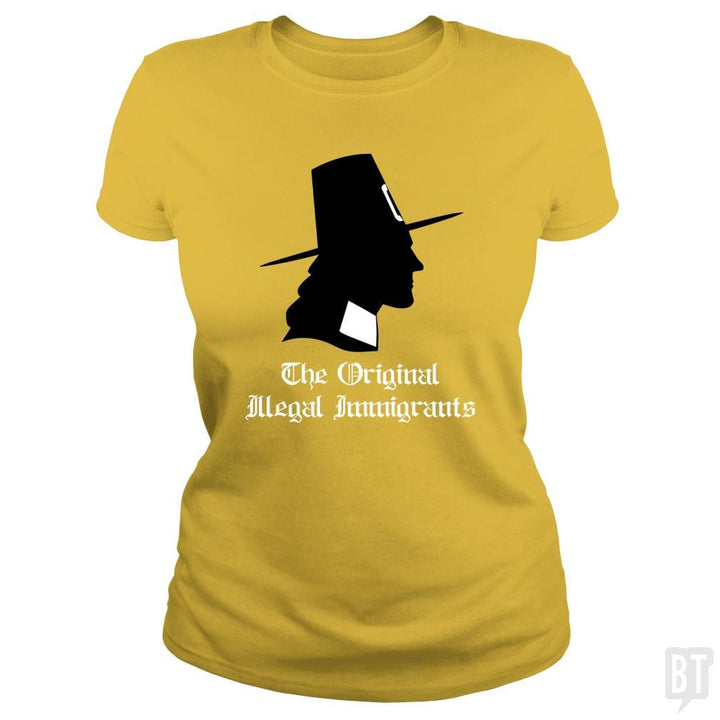 SunFrog-Busted n23 Classic Ladies Tee / Daisy / S Pilgrim