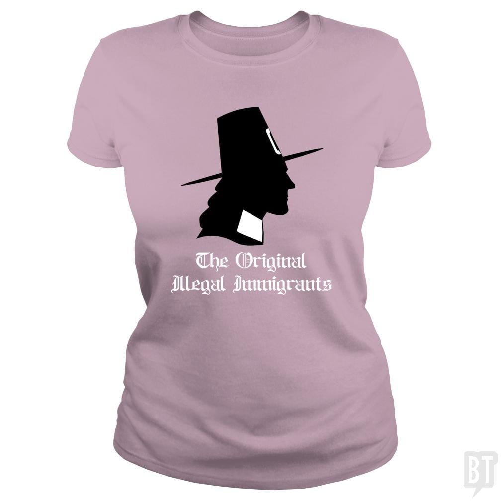 SunFrog-Busted n23 Classic Ladies Tee / Light Pink / S Pilgrim