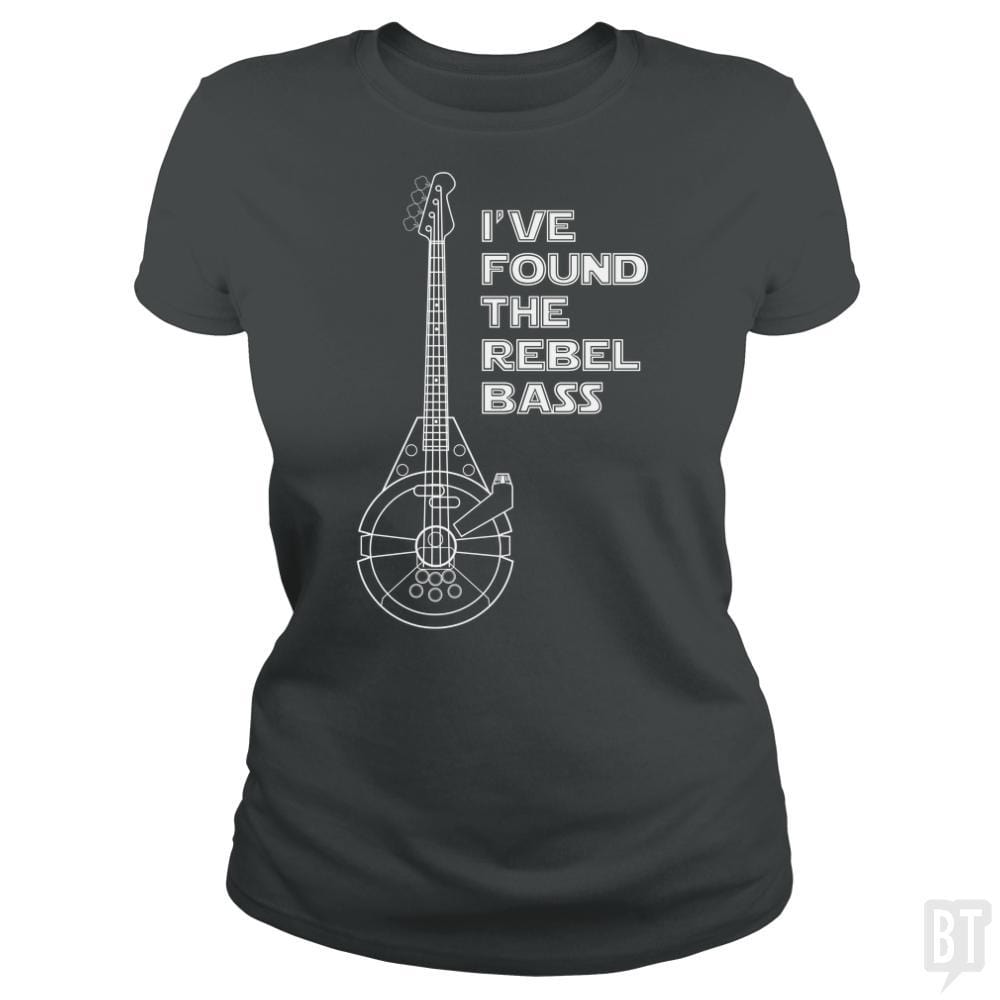 SunFrog-Busted n23 Classic Ladies Tee / Dark Heather / S Rebel Bass