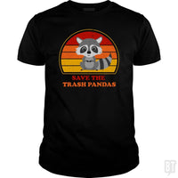 Load image into Gallery viewer, SunFrog-Busted n23 Classic Guys / Unisex Tee / Black / S Save The Trash Pandas
