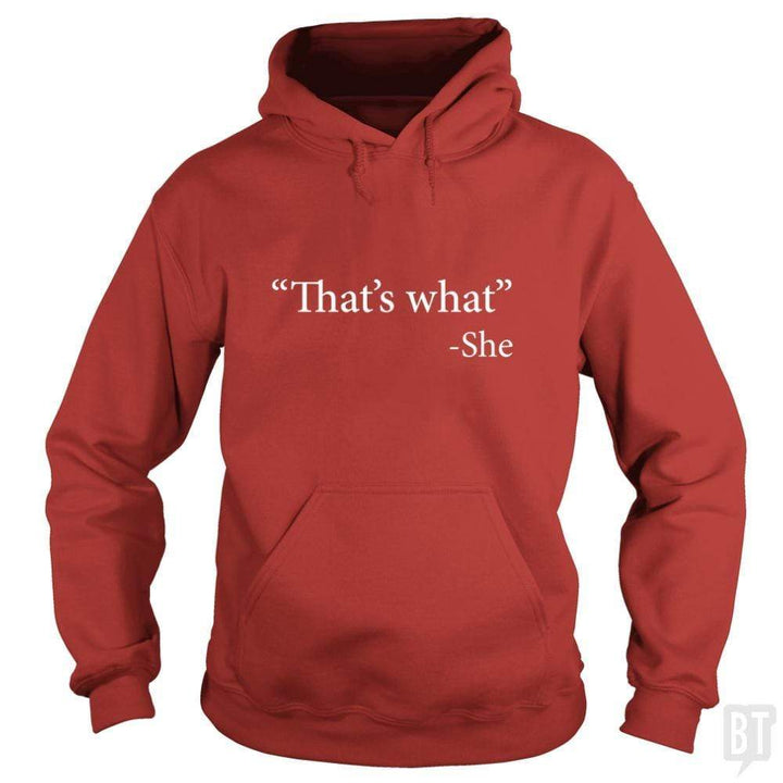 SunFrog-Busted n23 Hoodie / Red / S That's What She Said