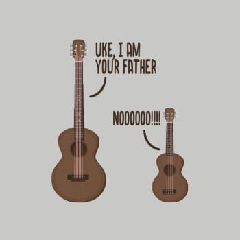 SunFrog-Busted n23 Uke, I am Your Father