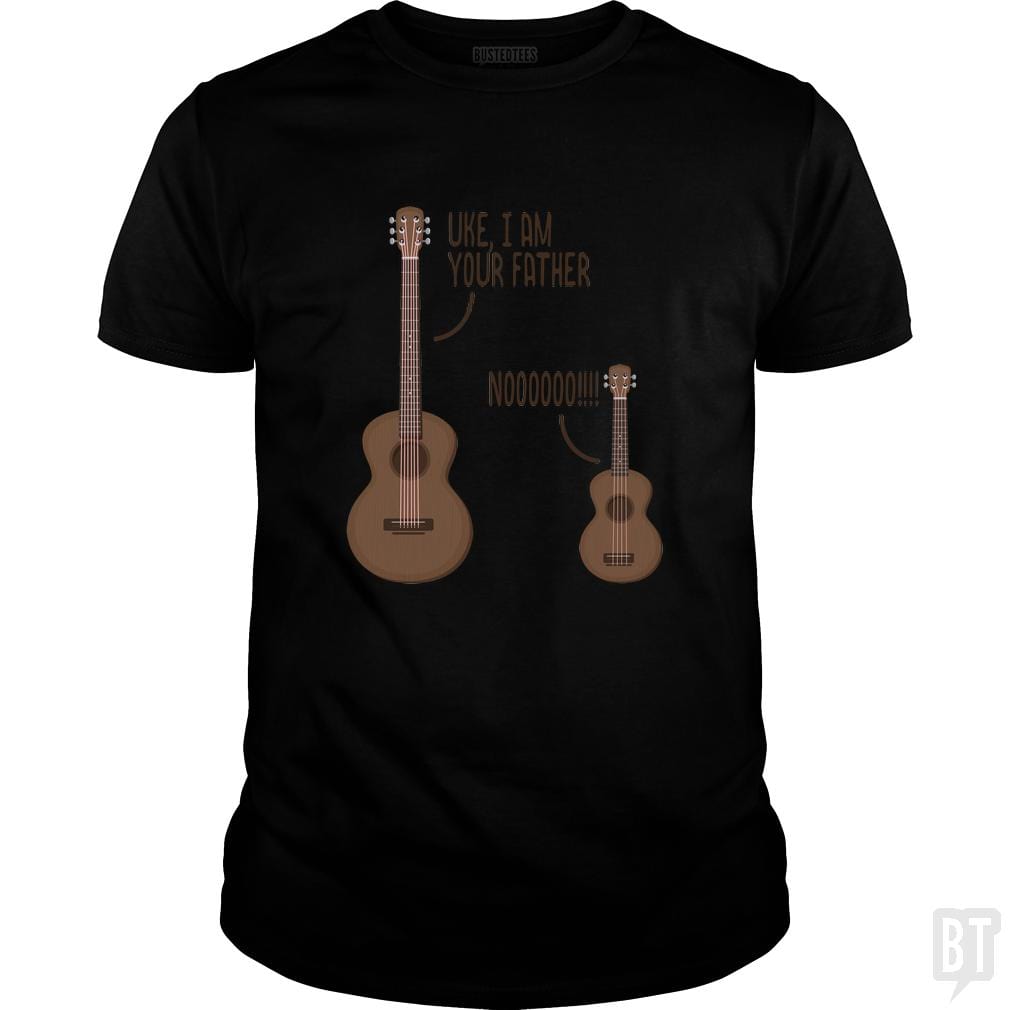 SunFrog-Busted n23 Classic Guys / Unisex Tee / Black / S Uke, I am Your Father