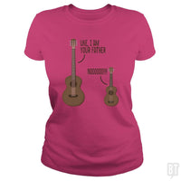 Load image into Gallery viewer, SunFrog-Busted n23 Classic Ladies Tee / Heliconia / S Uke, I am Your Father
