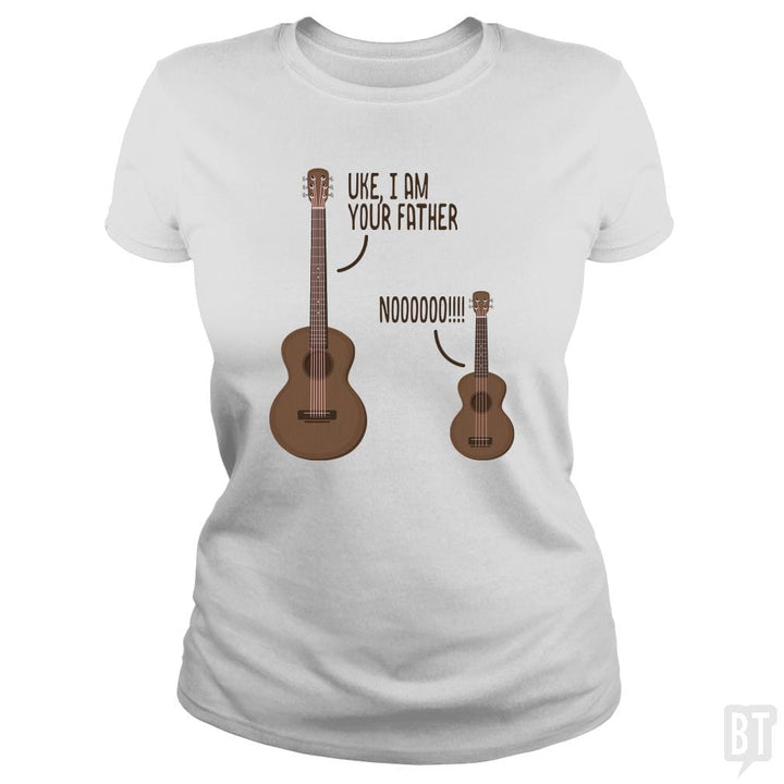 SunFrog-Busted n23 Classic Ladies Tee / White / S Uke, I am Your Father