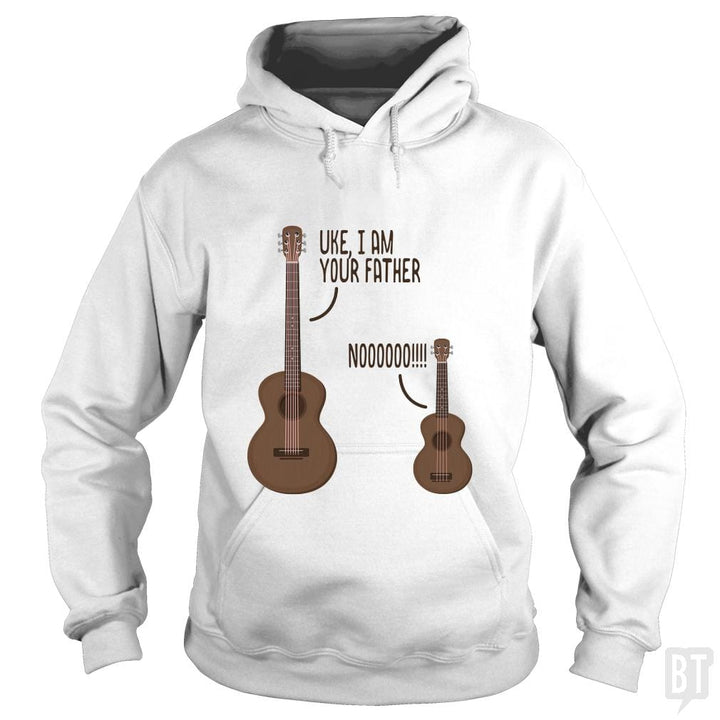 SunFrog-Busted n23 Hoodie / White / S Uke, I am Your Father