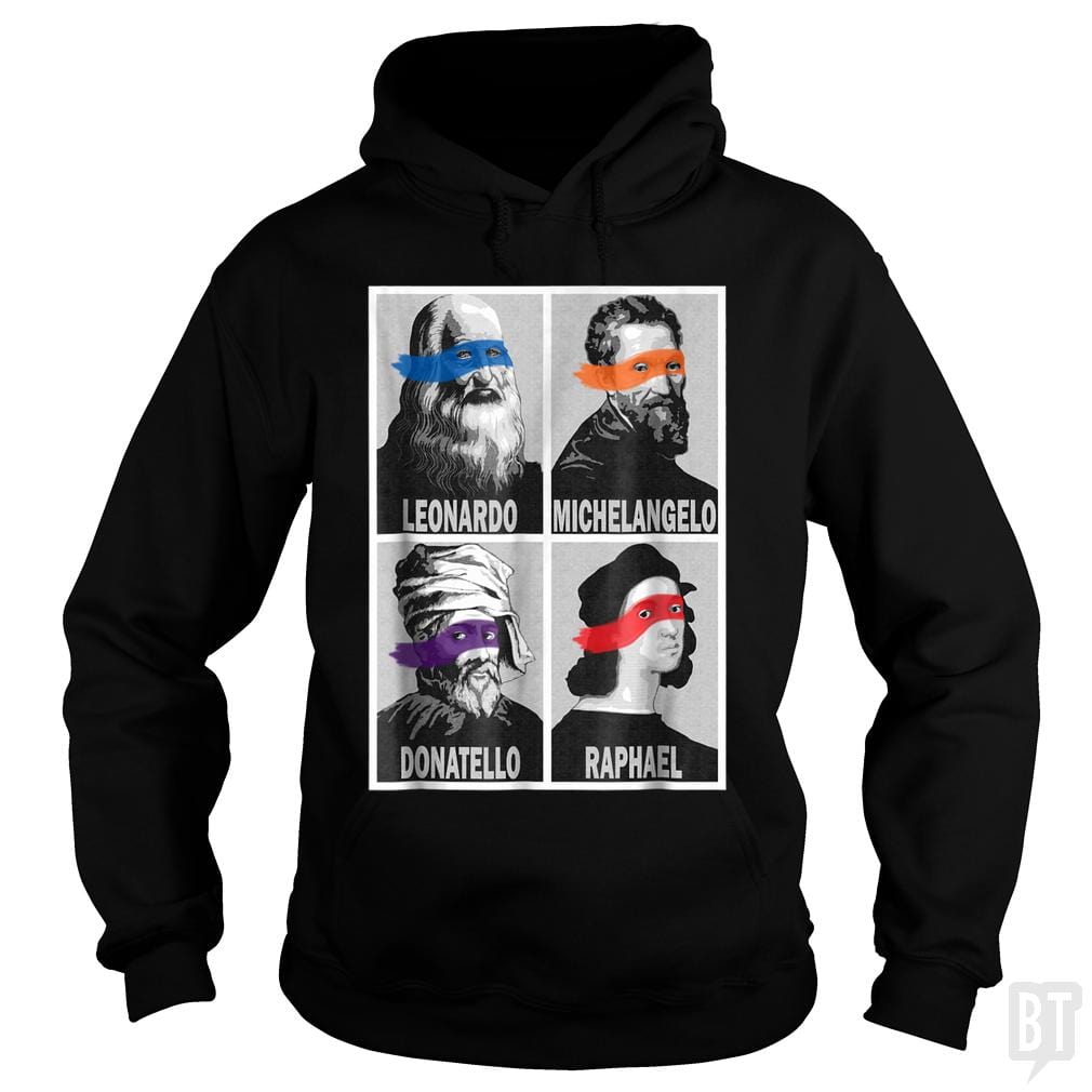 SunFrog-Busted Nathaniel Hoodie / Black / S Renaissance Ninja Artists