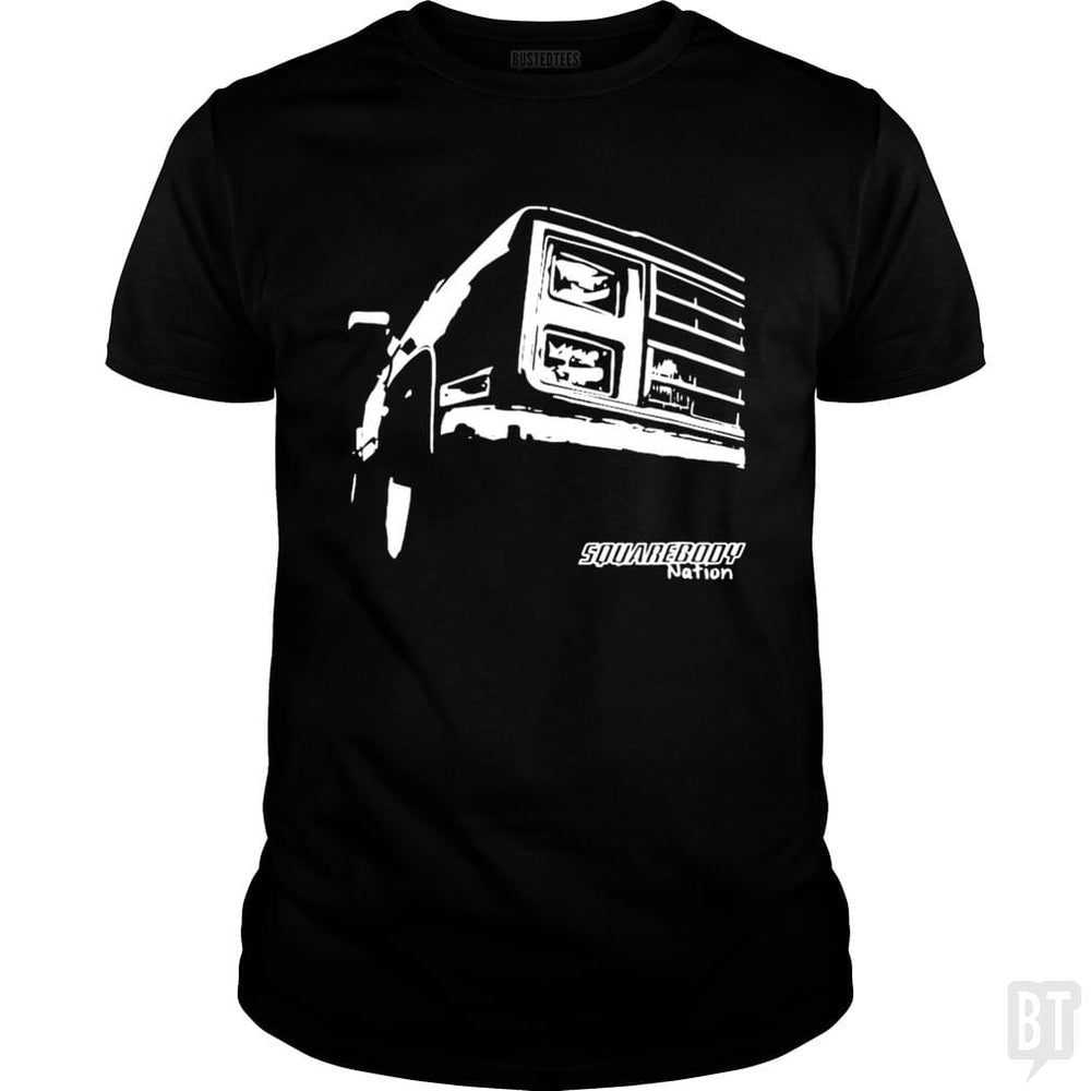 SunFrog-Busted Nathaniel Classic Guys / Unisex Tee / Black / S Square Body Nation Tees - Squarebody