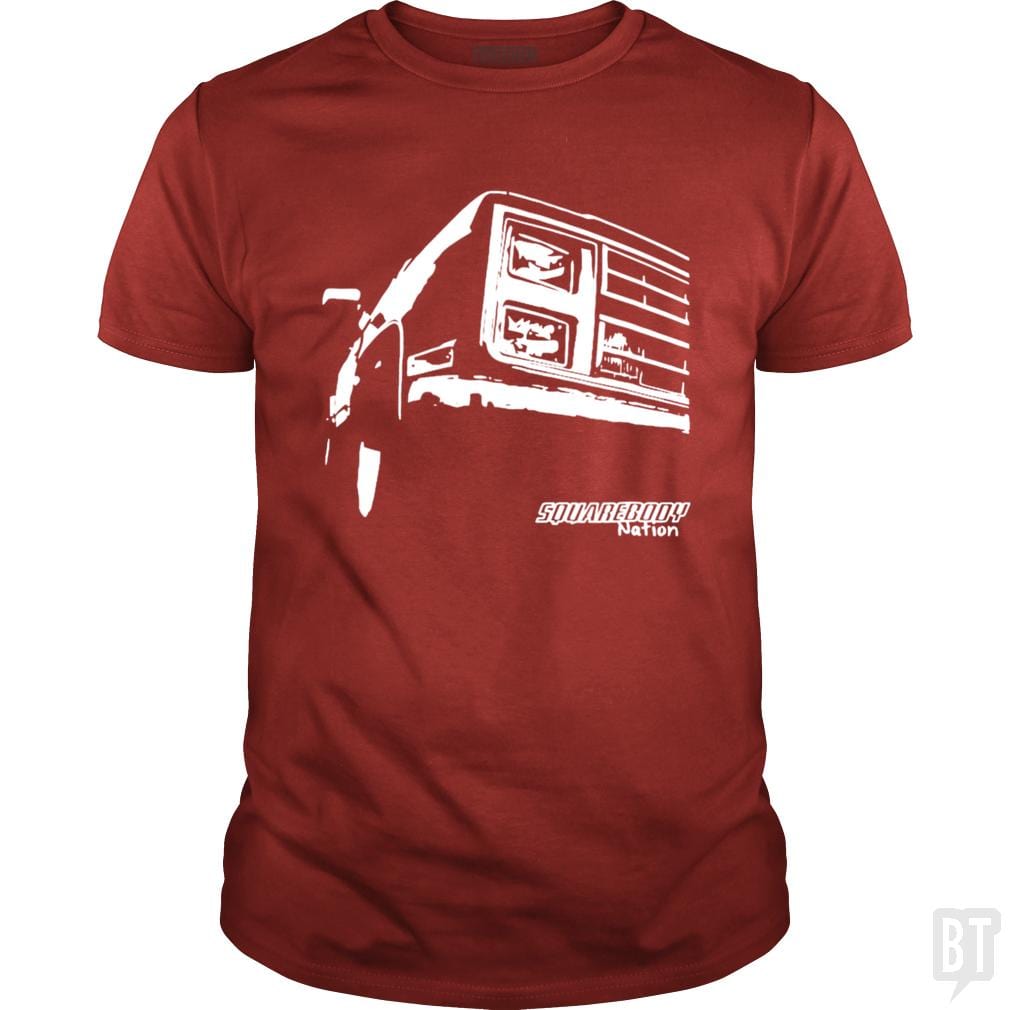 SunFrog-Busted Nathaniel Classic Guys / Unisex Tee / Red / S Square Body Nation Tees - Squarebody