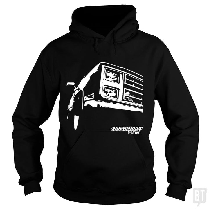 SunFrog-Busted Nathaniel Hoodie / Black / S Square Body Nation Tees - Squarebody