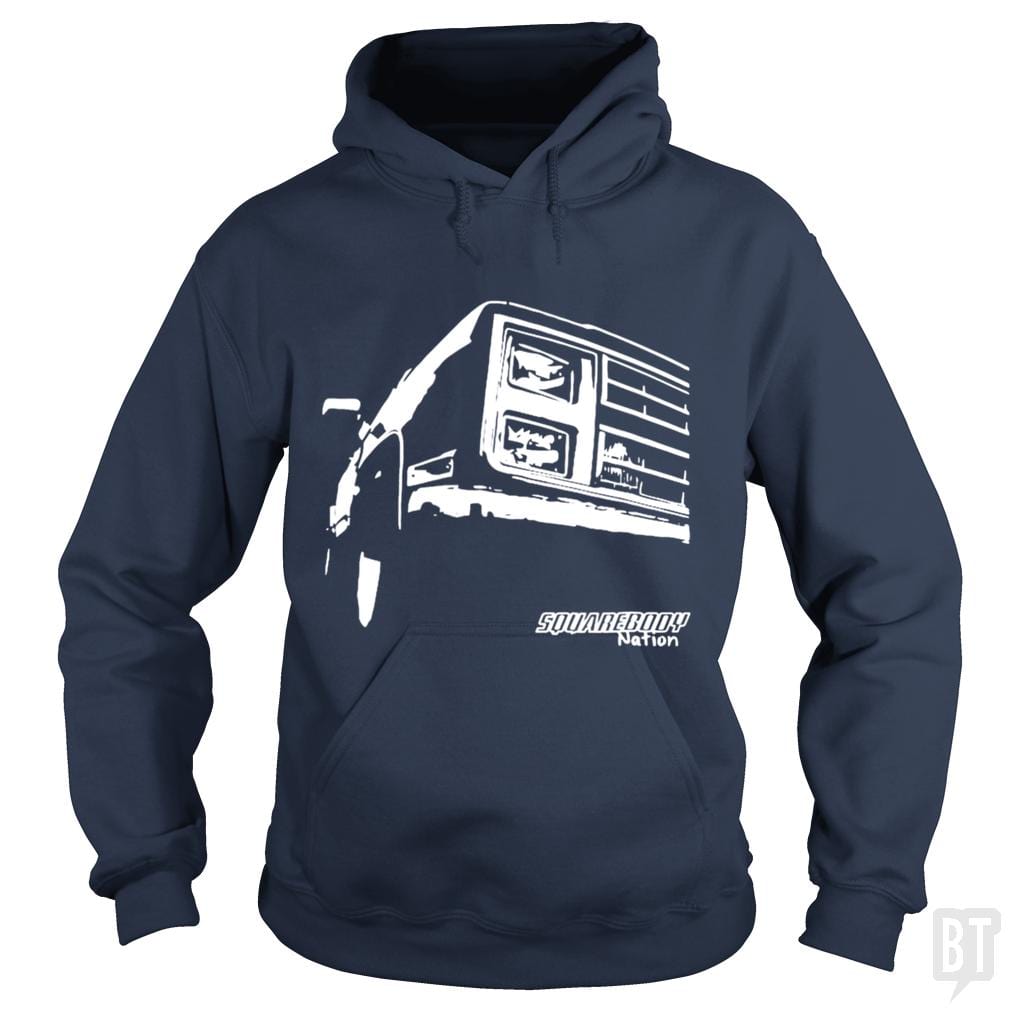 SunFrog-Busted Nathaniel Hoodie / Navy Blue / S Square Body Nation Tees - Squarebody
