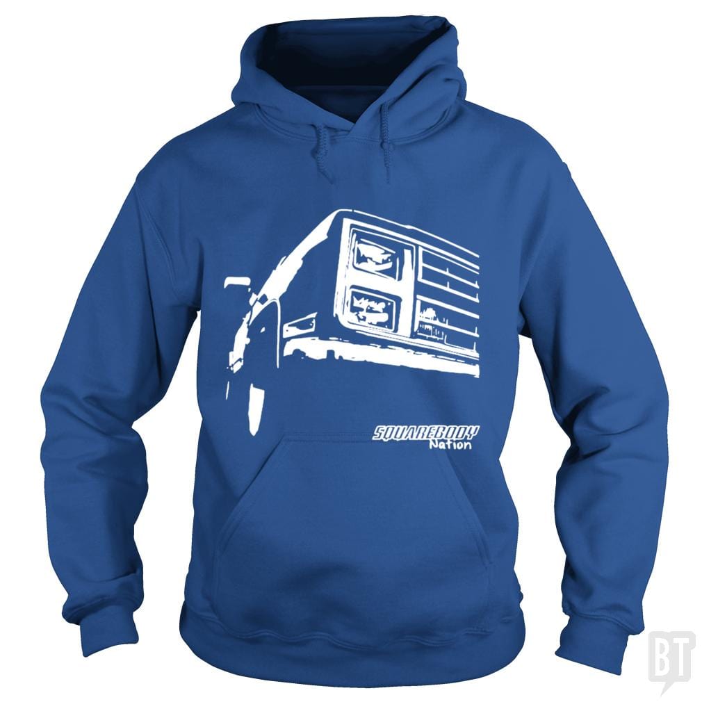SunFrog-Busted Nathaniel Hoodie / Royal Blue / S Square Body Nation Tees - Squarebody