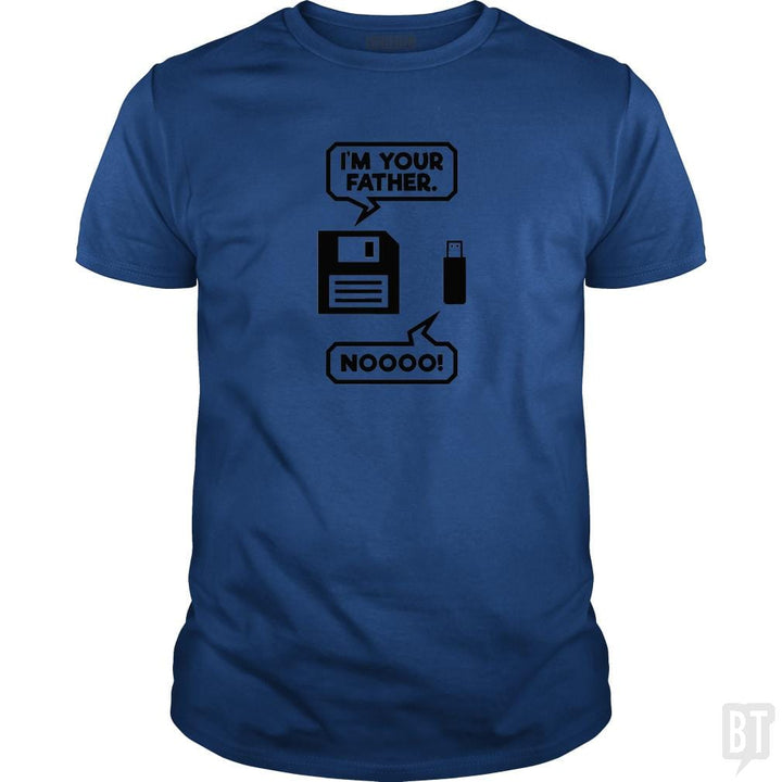 SunFrog-Busted PAMELA Classic Guys / Unisex Tee / Royal Blue / S I'm Your Father Noooo Funny