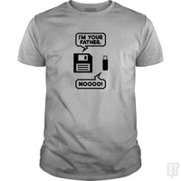 Load image into Gallery viewer, SunFrog-Busted PAMELA Classic Guys / Unisex Tee / Sport Grey / S I&#39;m Your Father Noooo Funny
