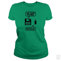 Load image into Gallery viewer, SunFrog-Busted PAMELA Classic Ladies Tee / Irish Green / S I&#39;m Your Father Noooo Funny
