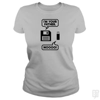 Load image into Gallery viewer, SunFrog-Busted PAMELA Classic Ladies Tee / Sport Grey / S I&#39;m Your Father Noooo Funny
