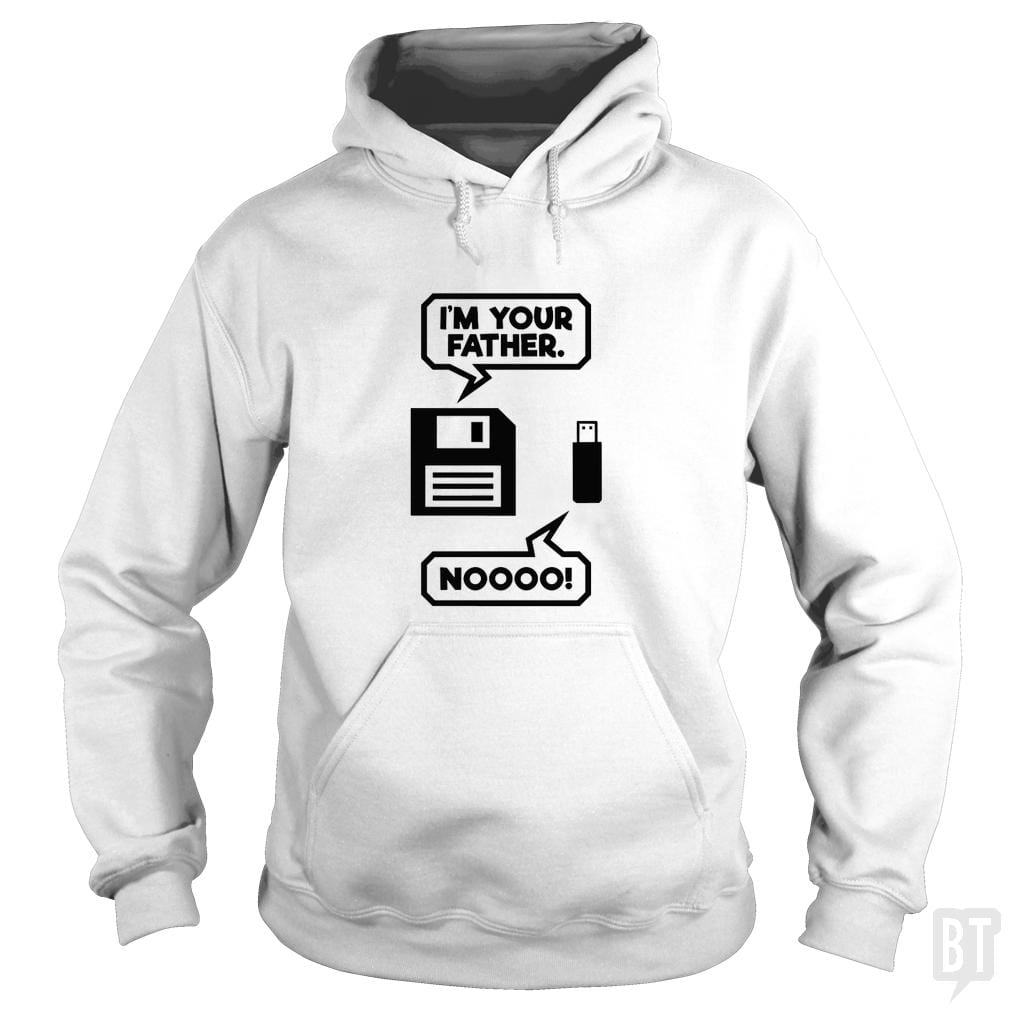 SunFrog-Busted PAMELA Hoodie / White / S I'm Your Father Noooo Funny