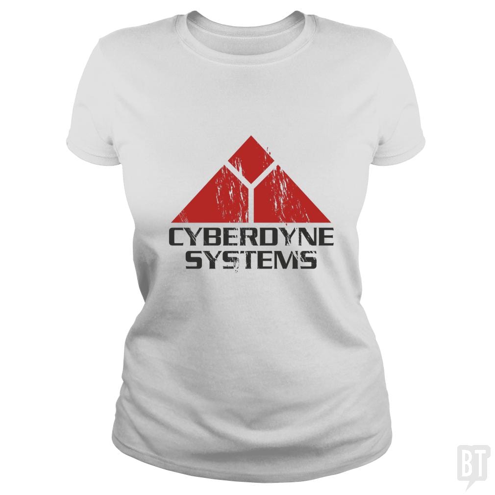 SunFrog-Busted Patwork Classic Ladies Tee / White / S CYBERDINE SYSTEMS