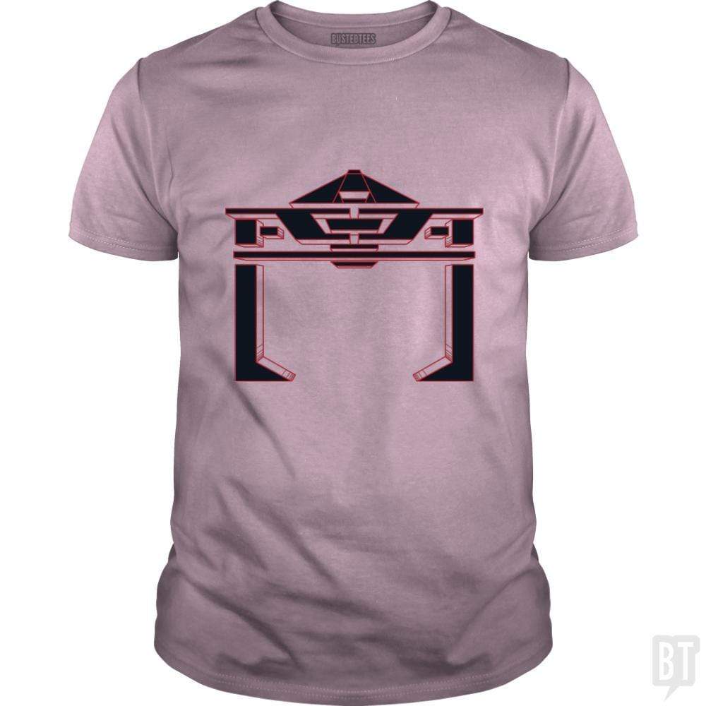 SunFrog-Busted Patwork Classic Guys / Unisex Tee / Light Pink / S TRON RECOGNIZER