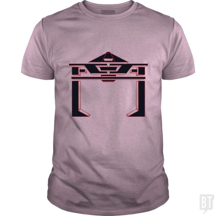 SunFrog-Busted Patwork Classic Guys / Unisex Tee / Light Pink / S TRON RECOGNIZER