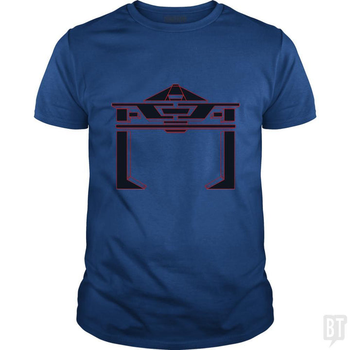 SunFrog-Busted Patwork Classic Guys / Unisex Tee / Royal Blue / S TRON RECOGNIZER