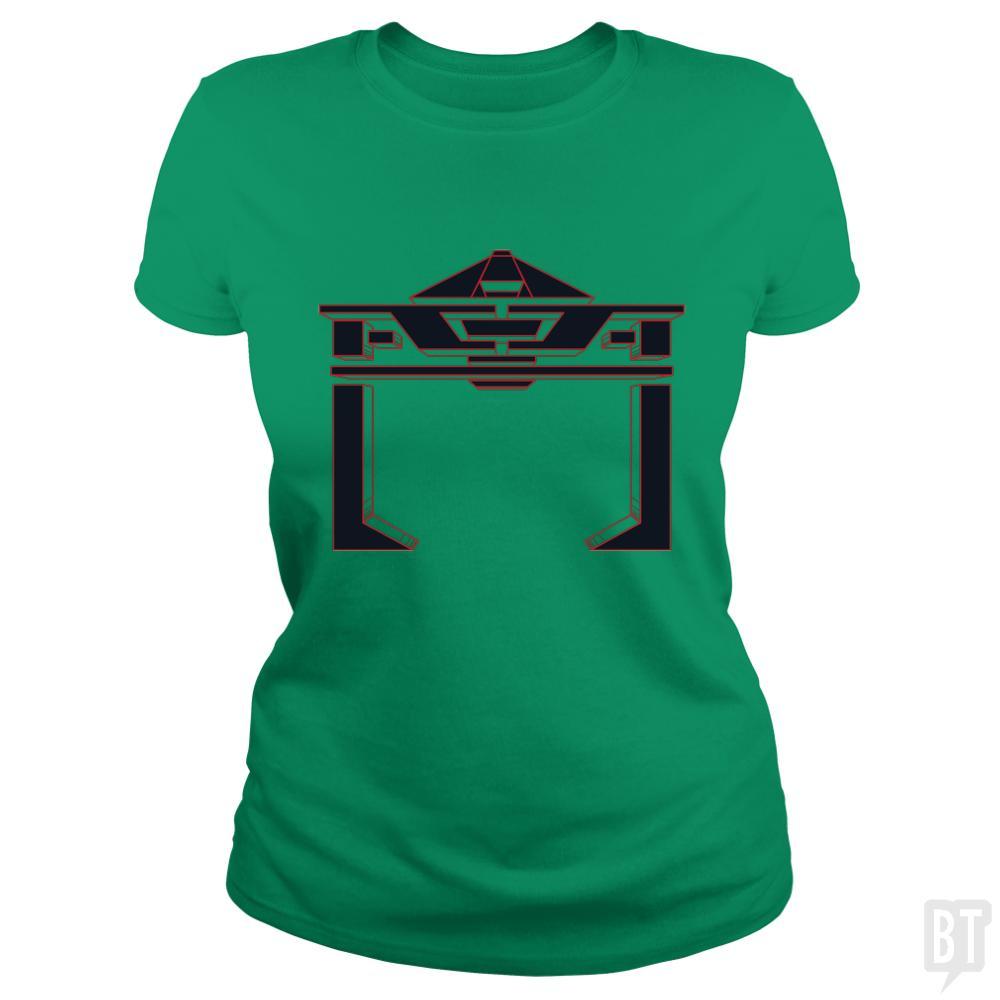 SunFrog-Busted Patwork Classic Ladies Tee / Irish Green / S TRON RECOGNIZER