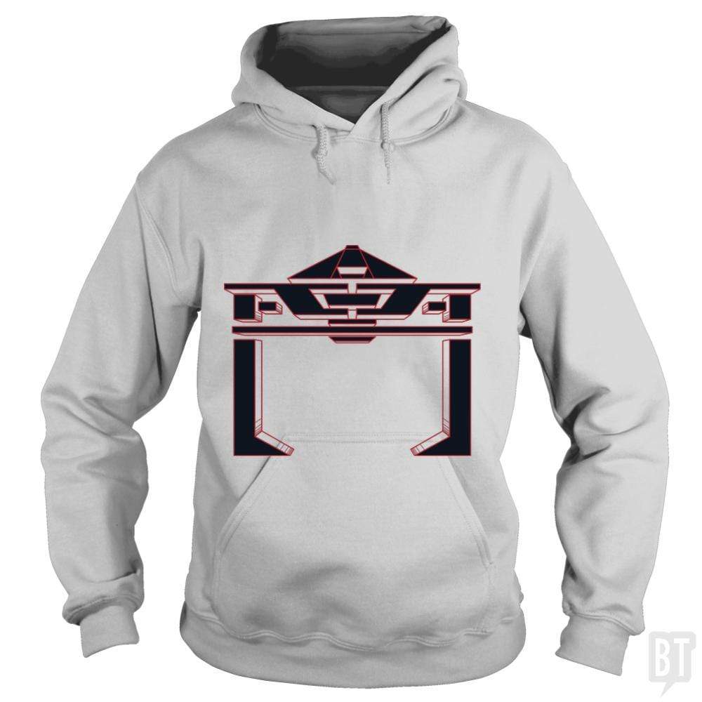 SunFrog-Busted Patwork Hoodie / Sport Grey / S TRON RECOGNIZER