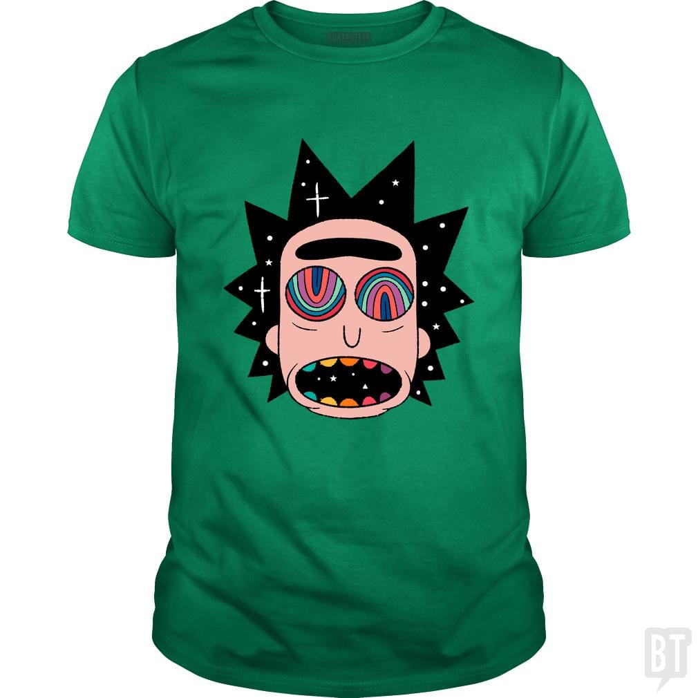 SunFrog-Busted Pedra Louca Classic Guys / Unisex Tee / Irish Green / S Rick Fried