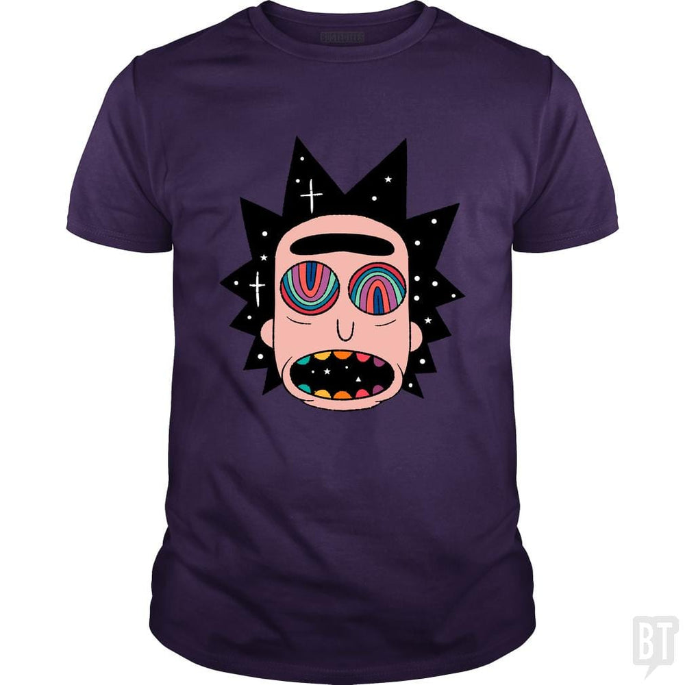 SunFrog-Busted Pedra Louca Classic Guys / Unisex Tee / Purple / S Rick Fried