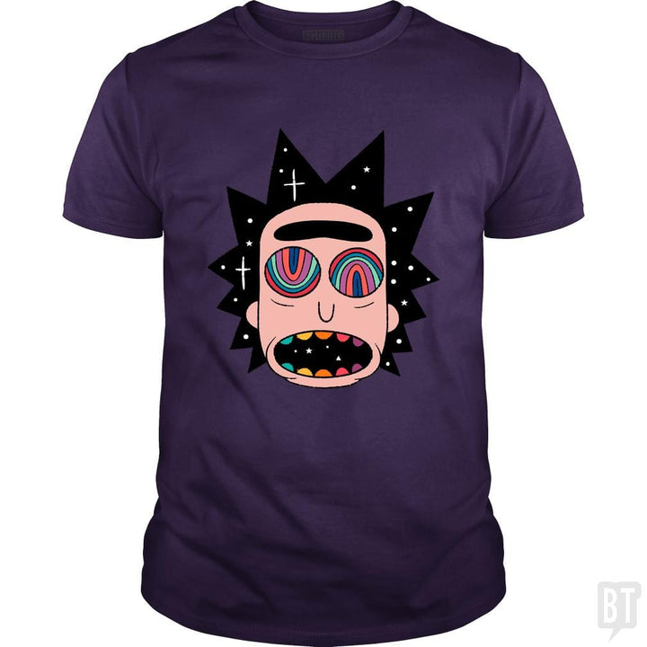 SunFrog-Busted Pedra Louca Classic Guys / Unisex Tee / Purple / S Rick Fried