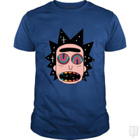 Load image into Gallery viewer, SunFrog-Busted Pedra Louca Classic Guys / Unisex Tee / Royal Blue / S Rick Fried
