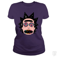 Load image into Gallery viewer, SunFrog-Busted Pedra Louca Classic Ladies Tee / Purple / S Rick Fried
