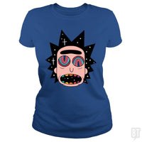 Load image into Gallery viewer, SunFrog-Busted Pedra Louca Classic Ladies Tee / Royal Blue / S Rick Fried
