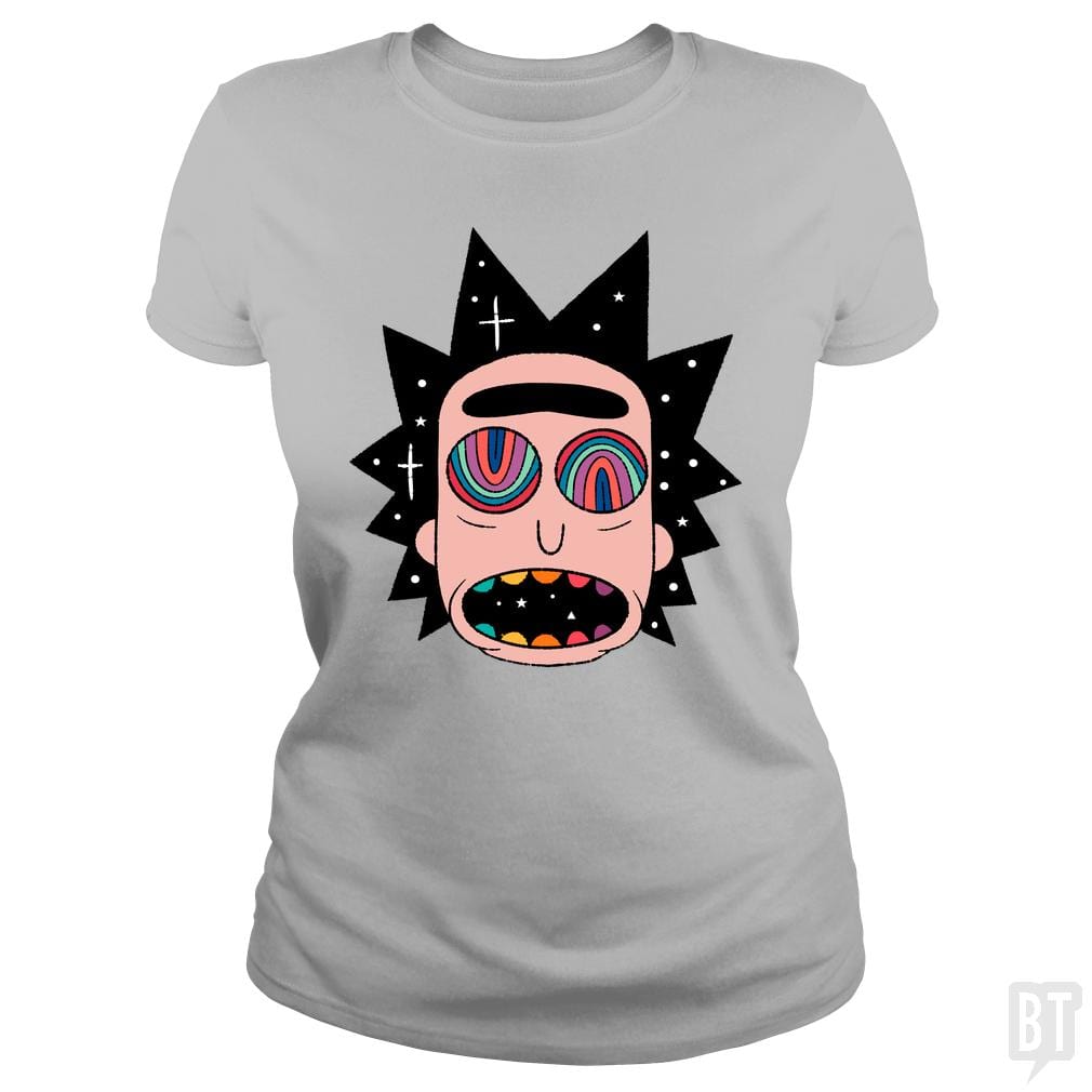 SunFrog-Busted Pedra Louca Classic Ladies Tee / Sport Grey / S Rick Fried