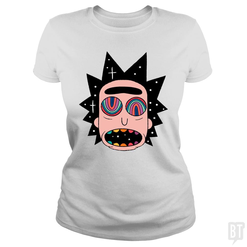 SunFrog-Busted Pedra Louca Classic Ladies Tee / White / S Rick Fried